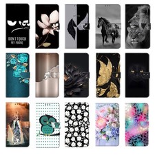 Cat Lion Flower Card Wallet Cover Case For 11 13 12 7 8 Plus Google Pixel 3A picture