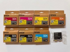 1 Set Genuine Epson 324 Ink Cartridges SureColor P400 Printer 2025-2027 picture
