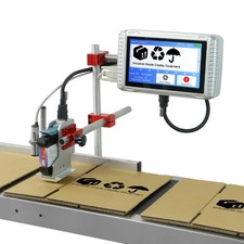 12.7mm automatic online inkjet printer does not include conveyor printing code picture