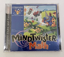 MindTwister Math CD ROM VTG Education Scholastic Edmark 1999 Sealed NOS picture