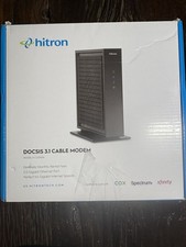 Hitron CODA56 Multi-Gigabit DOCSIS 3.1 Cable Modem - Black - Pre Owned No Manual picture