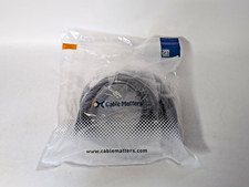 CABLE MATTERS 160001-BLK-14X10 (10 PACK) CAT 6 UTP24 AWG ETHERNET picture