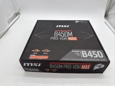 MSI B450M PRO-VDH MAX Desktop Motherboard Brand New picture