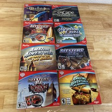 LOT OF 8 PC Games: Pop Cap Adventure & Mystery Various Titles picture