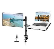 Suptek Monitor and Laptop Mount Adjustable Monitor Arm Stand with Laptop Tray picture