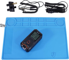 Electronic Repair Mat with Grounding Kit and ESD Wrist Strap, Heat Resistant picture