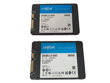 Lot of 2 Crucial BX500 CT240BX500SSD1 240GB 2.5