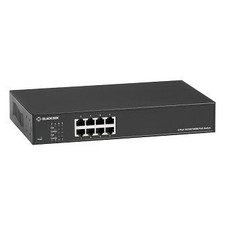 BLACK BOX CORPORATION LPB1308A-R2 GIGABIT ETHERNET (1000-MBPS) POE+ SWITCH - ( picture