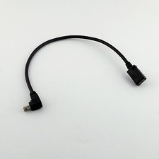 10x Mini USB 5 Pin 90 Degree UP Angled Male to Female Extension Data Lead Cable picture