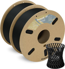 DURAMIC 3D PLA+ Filament 1.75mm, Black, 2-Pack picture