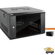 Secure 6U Wall Mount Server Cabinet with Cooling Fan & Adjustable Rails picture