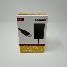 CanaKit DCAR-RSP-3A5C 5.1V 3.5A USB-C Power Supply for Raspberry Pi 4 OEM New picture