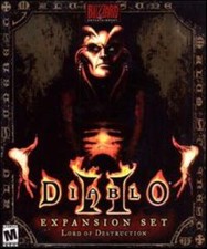 Diablo II 2 Lord of Destruction PC MAC CD dungeon action slash RPG game add-on picture