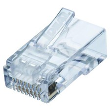 Ideal 85-376 CAT6 Feed-Thru Modular Plugs -50 Pk picture