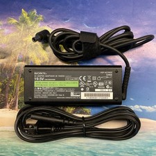 Genuine Sony Vaio VGP-AC19V31 AC Adapter Charger 19.5V 4.7A FREE FAST SHIPPING picture