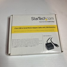 STARTECH ICUSB2321F 1 PORT USB TO SERIAL RS232 ADAPTER CABLE w/ COM Retentioin picture