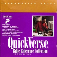 QuickVerse: Bible Reference Collection PC CD learn study God's Word topical tool picture