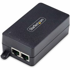 StarTech 1-Port 2.5GbE PoE+ Multi-Gigabit 10M/100M/1G/2.5G Ethernet Injector picture