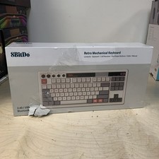 8BitDo Retro Mechanical Keyboard N Edition NES Style Wireless BOX DAMAGED picture