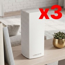 NEAT Linksys VELOP Mesh Home WIFI 4,000 SF Coverage WHW0302/WHW0301 White 3 Unit picture