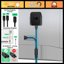 8in Y Splitter Power Cord for Apple TV 1/2/3/4, 4K Compatible, 3.3ft Cable picture