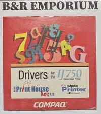 Compaq Drivers for the IJ750 Color Inkjet Printer  - (1999) - Used CD-ROM picture