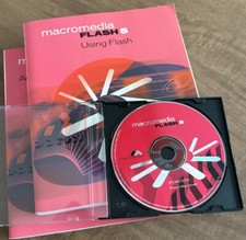 MACROMEDIA FLASH 5 for MAC - EDUCATION version, 2 books and install CD picture