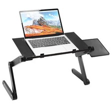 Adjustable Laptop Table Stand Lap Tray Sofa Bed Notebook Computer Foldable Desk picture