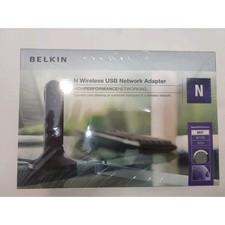 BELKIN N Wireless USB Adapter Enhanced Speed & Coverage P58560- C F5D8053 picture