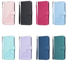 Cat Butterfly Wallet Cover Case For Motorola Edge 70 60 50 40 G86 G56 G 5G G75 picture