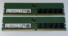 Samsung 64GB (2x32GB) DDR5 4800B-EE0 2RX8 UDIMM PC5-4800 M324R4GA3BB0-CQK picture