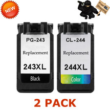 PG243XL CL244XL Black Color Ink Set For Canon Pixma iP2820 MG2520 MG2550 MX495 picture