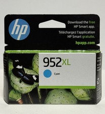 HP 952XL High Yield Ink Cartridge - Cyan EXP 08/2027+ picture