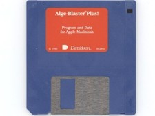1990 Alge-Blaster Plus  Program and Data for Apple Macintosh - 3.5
