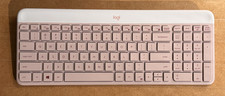 Logitech K470 Slim Wireless Keyboard W/ Receiver - Pink - TESTED - MINT COND. picture