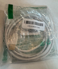 Monoprice USB 2.0 Type A to Type B Cable 6ft 28/24AWG Gold Plated White picture