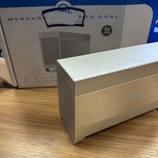 OWC Mercury Elite Pro Dual 4TB Drive with power adapter & usb 3.1 ONLY picture