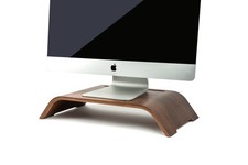 Solid Walnut Monitor Riser Stand Desk Organizer Wholesale Lot of 300 picture