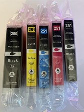 Arthur Imaging Ink Cartridge Replacement for Canon PGI-250XL CLI-251XL 5 pack picture