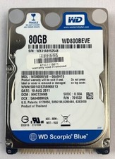Western Digital WD800BEVE-00A0HT0 Hard Disk Drive picture