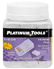 Platinum Tools RJ-45 Cat6 106188J 2-Piece High Performance Connectors  - 10 Gbps picture