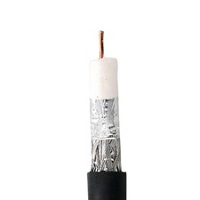 ORBIT RG6U-Q-2.2GH-BK QUAD SHIELD RG6U COAXIAL CABLE, 2.2GHZ, BLACK, SATV, 1000' picture