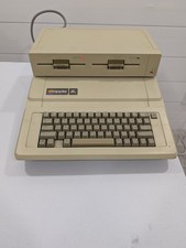 Apple IIe Computer With DuoDisk A9M0108 And Apple Cables-Untested Powers On picture