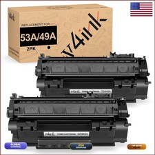 v4ink Compatible 49A 53A Toner Cartridge for HP Q5949A Q7553A (Black, 2 Packs) picture