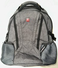 SwissGear 1900 ScanSmart TSA Laptop Backpack Heather Gray Travel Work School picture