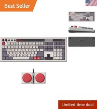 Retro 108 Mechanical Keyboard with 108 Keys and Integrated Numpad, Bluetooth/... picture