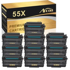 CE255X 55X High Yield Toner Cartridge Fit For HP LaserJet P3010 P3015 P3015d LOT picture