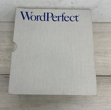 Vtg IBM Word  Perfect Version 5 Manual Guide Binder 1989 in Slipcase No Software picture