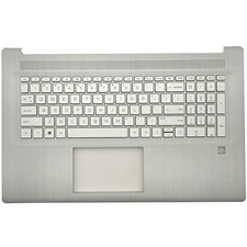 Silver New For HP 17-CN 17-CP Palmrest Backlit Keyboard FPR M50457-001 picture
