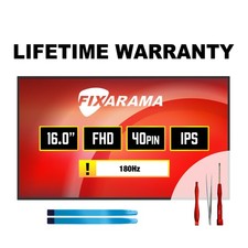AUO B160UAN08.3 180Hz FHD+ IPS Matte LCD Screen + Tools GRADE A+ FIXARAMA picture